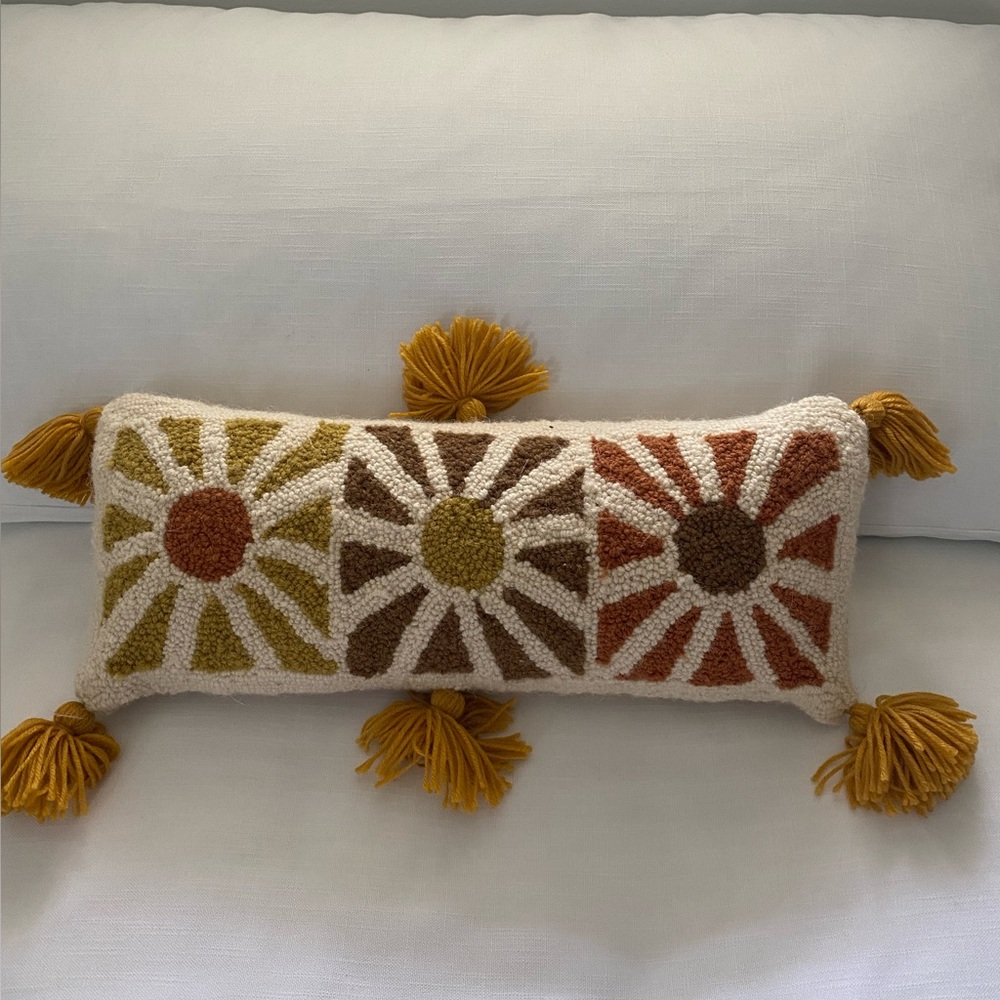 Small Lumbar Throw Pillow